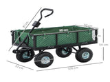 114L Steel Frame Garden Cart Trolley - Green T3398P315849