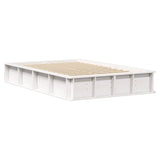 Bed Frame White 120 x 200 cm Solid Pine Wood 3385719