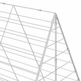 Rabbit Cage Silver 200 x 100 x 210 cm Galvanised Steel 42019241