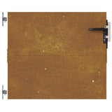 Garden Gate 85x125 cm Corten Steel Square Design 153257