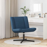 Swivel Chair Blue 63 x 75 x 76 cm Fabric 42007332
