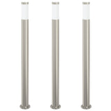 Bollard Lights 3pcs 110 cm Stainless Steel IP44 4006004