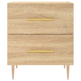 Bedside Cabinets 2 pcs Sonoma Oak 40x35x47.5 cm Engineered Wood 827283