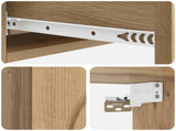 Wall-Mounted Side Table Artisan Oak 87.5 x 34.5 x 17 cm 898164