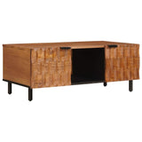 Coffee Table Brown 100 x 54 x 40 cm Solid Mango Wood 4017912
