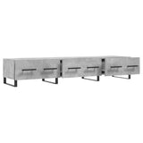 TV Cabinet Concrete Grey 150x36x30 cm Engineered Wood 829176