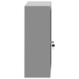Tool Cabinet with Shelf Black and Grey 50 x 20 x 55 cm Steel 4103469