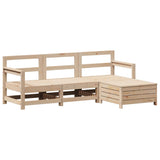 Garden Sofa Set Natural wood Solid pine wood Large Modular 3250800
