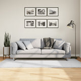Rug OVIEDO Short Pile Grey 100x200 cm 375532