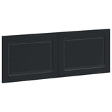 Wall-Mounted Headboard UTRECHT Black Engineered Wood 897836