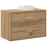 Cabinet with 2 Drawers Artisan Oak 60x31x40 cm Engineered Wood 858837