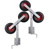 Boat Trailer Double Wheel Bow Support Set of 2 59 - 84 cm 141551