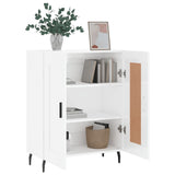 Sideboard High Gloss White 69.5x34x90 cm Engineered Wood 830214