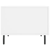 Coffee Tables 2 pcs White 50x50x40 cm Engineered Wood 829429