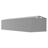 Garden Shed Grey 257x779x181 cm Galvanised steel 47033
