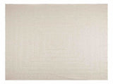 Rug ZIZUR Cream 240x240 cm Jute Look Indoor and Outdoor 4010369