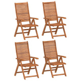 Reclining Garden Chairs 4 pcs 56x72x107 cm Solid Wood Acacia 3214477