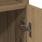 Bathroom Cabinet Artisan Oak 30x30x179 cm Engineered Wood 856141