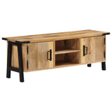 TV Cabinet 110x35x40 cm Solid Wood Mango 372722