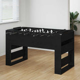 Foosball Table Black Oak 146.5 x 74 x 85 cm Engineered Wood 3378200