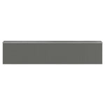 Garden Shed Light Grey 192x938x223 cm Galvanised Steel 3147447