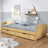 Day Bed with 2 Drawers without Mattress "IRUN" 90x200 cm 3185207