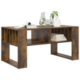 Coffee Table Smoked Oak 92 x 49.5 x 45 cm Engineered Wood 8000112