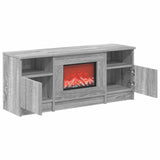 Electric Fireplace Grey Sonoma 98 x 28.5 x 40.5 cm 8021196