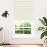 ZNTS Roller Blind Blackout Off White 130x210 cm Fabric Width 126.6 cm Polyester 4011706