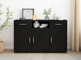 Wooden Cabinet Black 88.5 x 30.5 x 73 cm Engineered Wood 880282