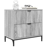Bedside Table Grey sonoma 63.5 x 36 x 61 cm Engineered wood 883470