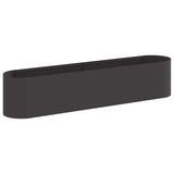 Raised Garden Bed Black 200 x 40x 40 cm 8011691