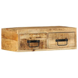 Wall-mounted TV Cabinet 60x30x19 cm Solid Rough Wood Mango 4017458