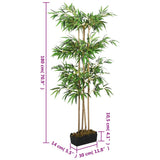 Artificial Bamboo Tree 1216 Leaves 180 cm Green 358983