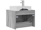 Wall-Mounted Sink Vanity Grey Sonoma 49.5 x 41 x 62.5 cm 890283