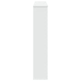Fireplace Surround White 100x20x100 cm Engineered Wood 854571