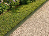 Garden Cover Profile 10 pcs 100 x 5 x 5 cm Steel Olive Green 8013000