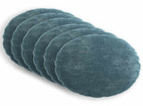 Cushion Cover 6 pcs HEERLEN Blue 60 cm Chenille Fabric 922962