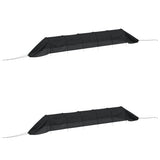 Netting Tunnels 2 pcs Black Steel and Polyethylene 3281496