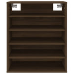 ZNTS Shoe Cabinet Brown Oak 60x35x70 cm Engineered Wood 816016