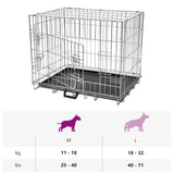 Foldable Dog Bench M Metal 170216