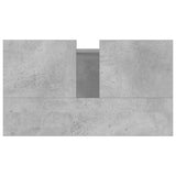 Bathroom Cabinet Concrete Grey 58x33x60 cm Engineered Wood 831584