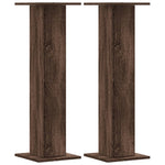 Plant Stands 2 pcs Brown Oak 30x30x95 cm Engineered Wood 3307879