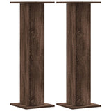 Plant Stands 2 pcs Brown Oak 30x30x95 cm Engineered Wood 3307879