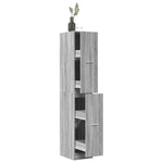 Apothecary Cabinet Grey Sonoma 30x41x174.5 cm Engineered Wood 3309632