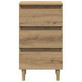 Bedside Cabinet Artisan Oak 40x35x69 cm Engineered Wood 856422
