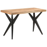 Dining Table 120x60x76 cm Solid Acacia Wood 323559