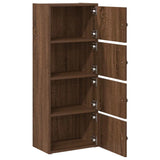 Bookcase Brown Oak 40x24x102 cm Engineered Wood 860379