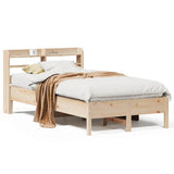 Bed Frame without Mattress 120x200 cm Solid Wood Pine 3306891