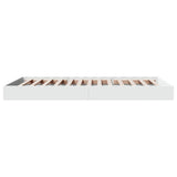 Bed Frame without Mattress White 90x190 cm Single Engineered Wood 842070